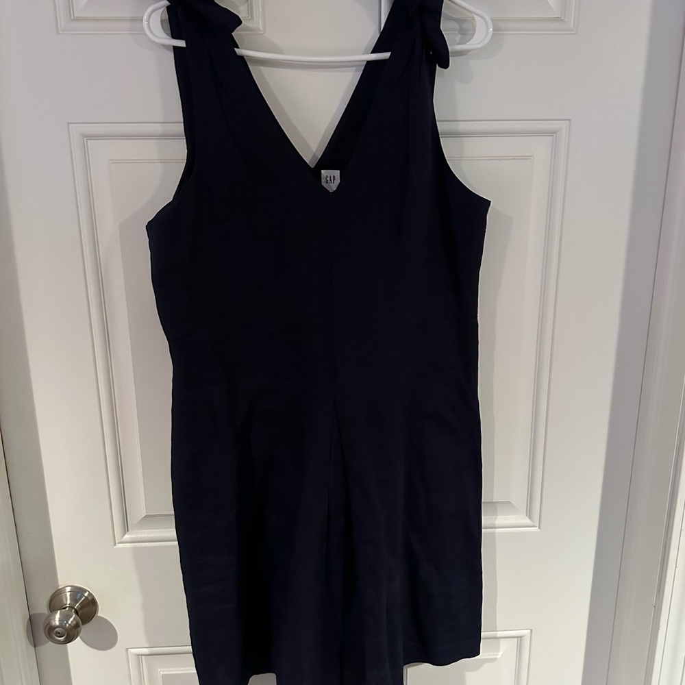 GAP Dark Blue V-Neck Dress